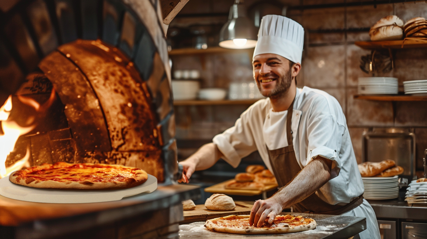 Bulk Custom Pizza Stones for a Food Supplier